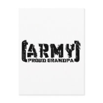 Proud Army Grandpa - Tattered Post Cards