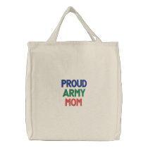 PROUD ARMY MOM Bag embroidered bags