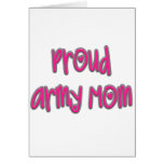 Proud Army Mom Greeting Card