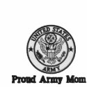 Proud Army Mom embroidered shirts by jbranam Proud Army Mom embroidered shirts
