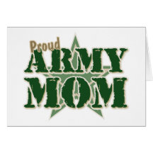 Proud Army Mom Greeting Cards