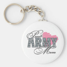 Proud Army Mom Key Chains