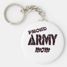 Proud Army Mom Keychains