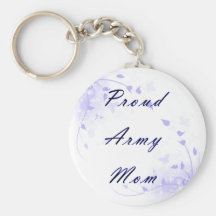 Proud Army Mom Keychains