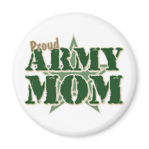 Proud Army Mom Refrigerator Magnets