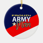 Proud Army Mom Ornament with Custom Picture