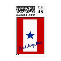 Proud Army Mom Postage Stamp