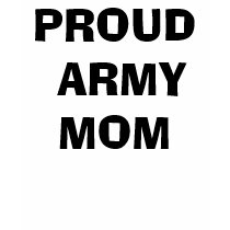 PROUD ARMY MOM t-shirts