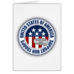 Proud Army National Guard Baby Greeting Card