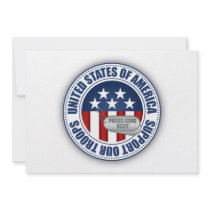 Proud Army National Guard Baby Custom Announcements