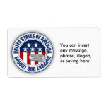Proud Army National Guard Daughter Custom Shipping Label