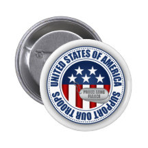 Proud Army National Guard Fiance Pinback Buttons