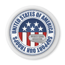 Proud Army National Guard Grandma Fridge Magnet