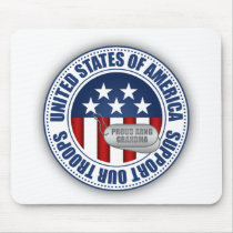 Proud Army National Guard Grandma Mouse Pad