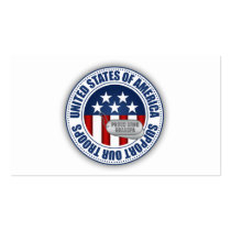 Proud Army National Guard Grandpa Business Card