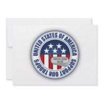 Proud Army National Guard Mom Custom Invitation