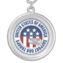 Proud Army National Guard Sister zazzle_necklace