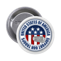 Proud Army National Guard Sweetheart Pinback Buttons