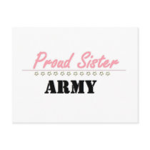 proud army sister (1) postcard