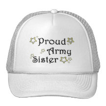 proud army sister hat