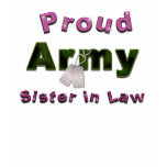 Proud Army Sister in Law Shirt