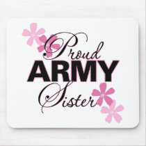 Proud Army Sister Mouse Pads