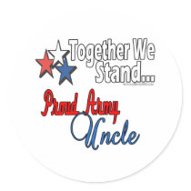 Proud Army Uncle stickers