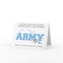 Proud ARMY Wife Greeting Cards