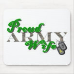 Proud Army Wife Mousepads