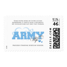 Proud ARMY Wife Postage