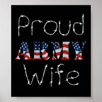 Proud Army Wife Poster