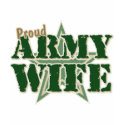 Proud Army Wife t-shirts