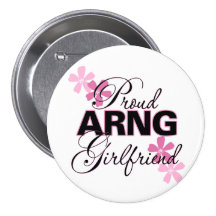 Proud ARNG Girlfriend Pinback Button