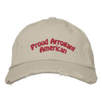 Proud Arrogant American Embroidered Baseball Cap