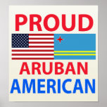 Proud Aruban American posters