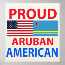 Proud Aruban American Posters