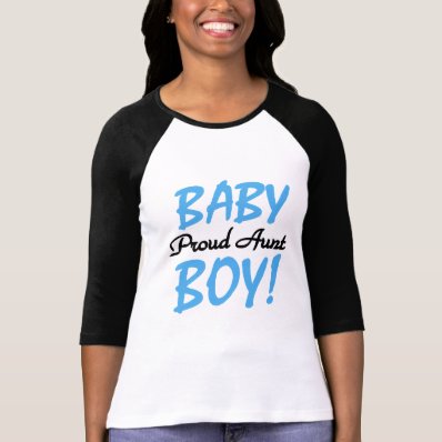 Proud Aunt Baby Boy Tshirts and Gifts