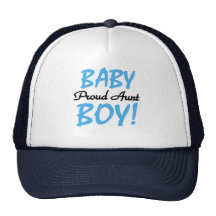 Proud Aunt Baby Boy Tshirts and Gifts Hats