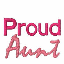 Proud Aunt embroidered shirts by AuntandUncleGifts Proud Aunt embroidered shirts