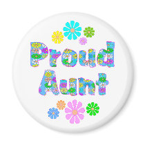 Proud Aunt Refrigerator Magnet