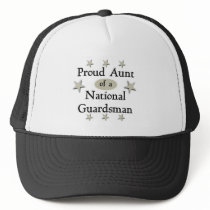 Proud Aunt of a National Guardsman Mesh Hats