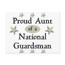 Proud Aunt of a National Guardsman Postcard