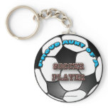 Proud Aunt of a Soccer Player keychain