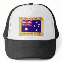 PROUD AUSTRALIAN VIETNAM WAR VET hats