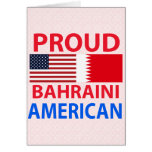 Proud Bahraini American Greeting Cards