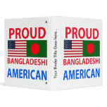 Proud Bangladeshi American 3 Ring Binders