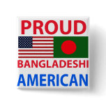 Proud Bangladeshi American Button