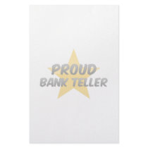 Proud Bank Teller Stationery Design
