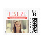 Proud Banner Custom Graduation Stamp stamps