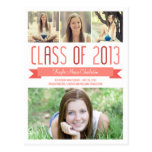Proud Banner Graduation Announcement/Invitation postcards